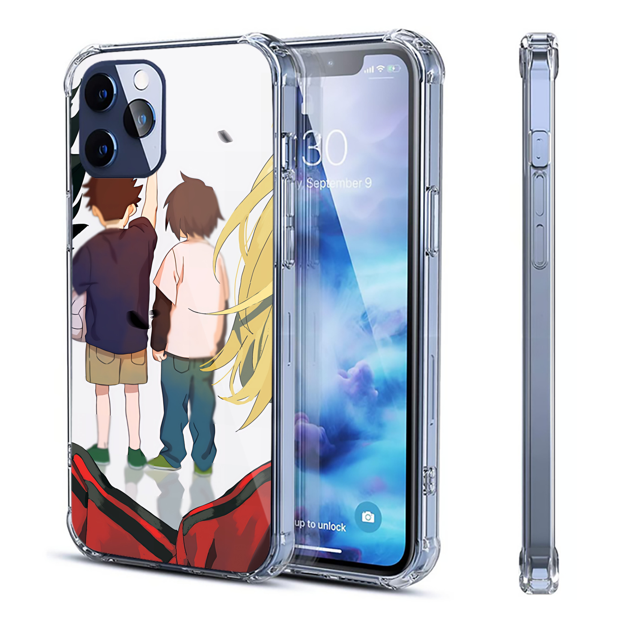 （画像用） ハイキュー!! Haikyu!! 【iPhone 12シリーズ対応】透明スマホケース（クリアソフトケース）